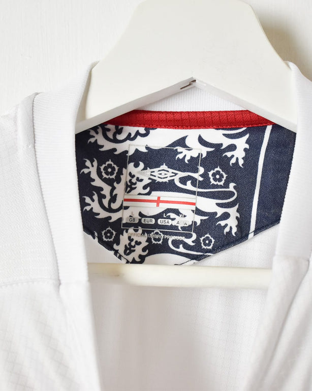 White Umbro England 2005 Training T-Shirt - Large