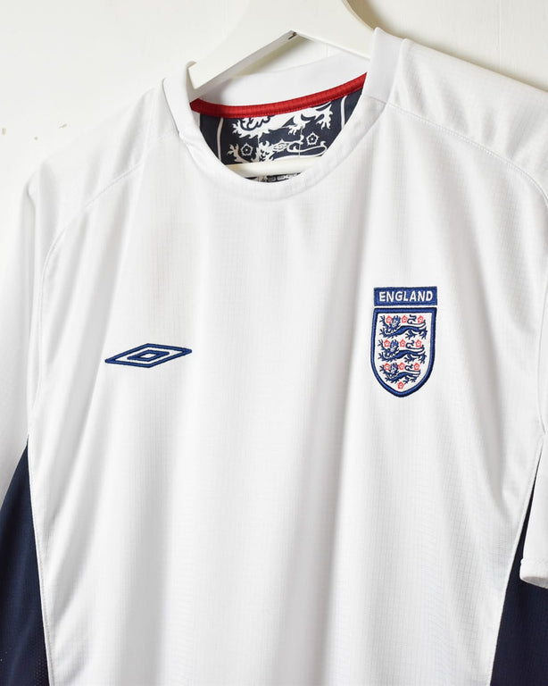 White Umbro England 2005 Training T-Shirt - Large