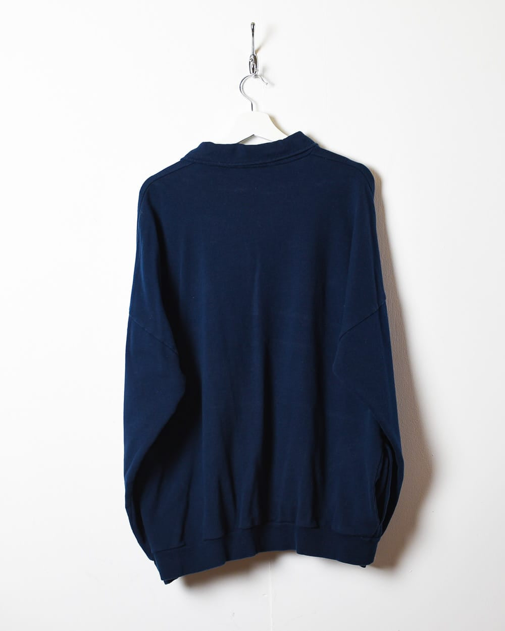 Navy Voith Collared Sweatshirt - X-Large