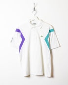 White Chemise Lacoste Polo Shirt - Medium