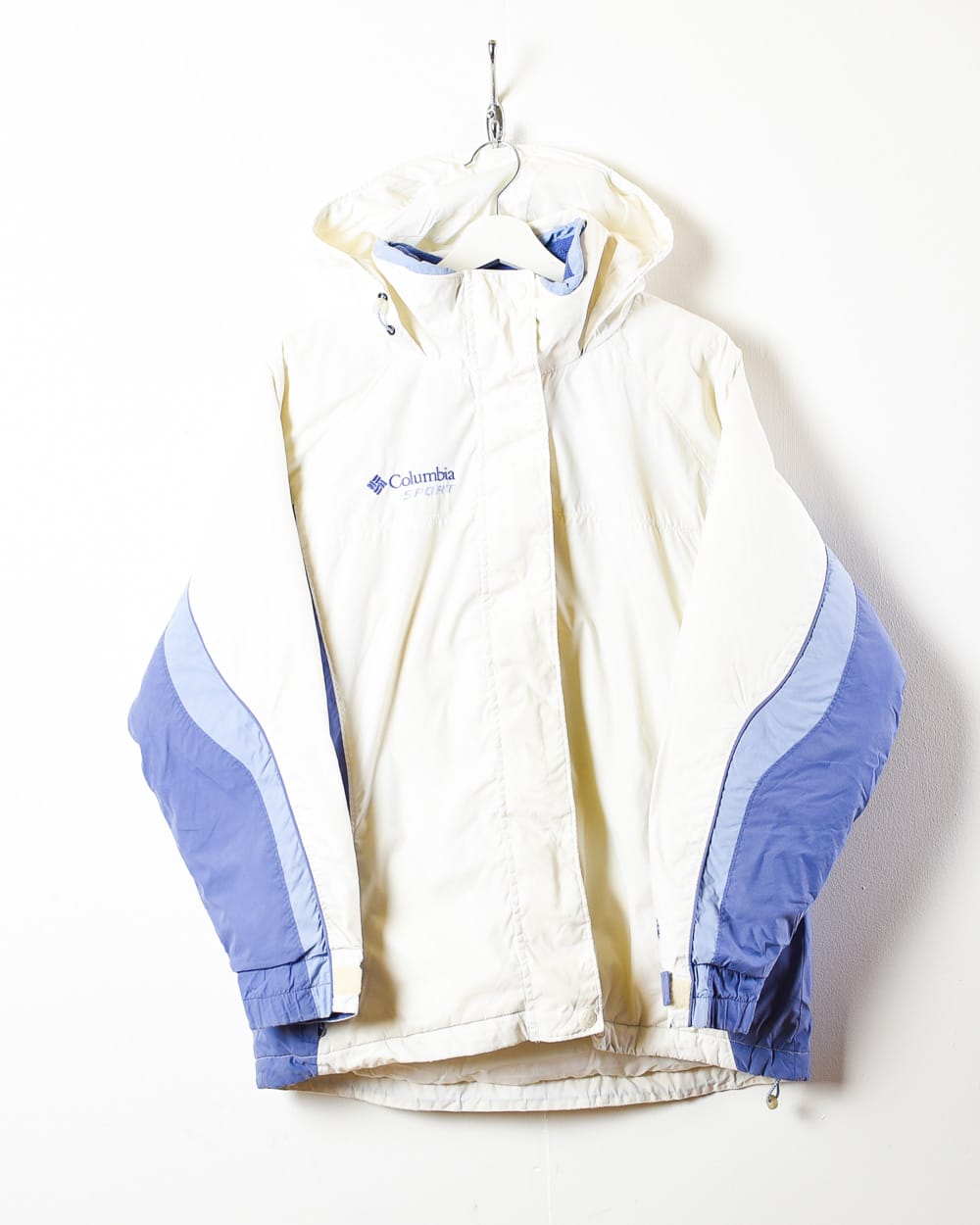 White Columbia Sport Hooded Coat - Large Women's
