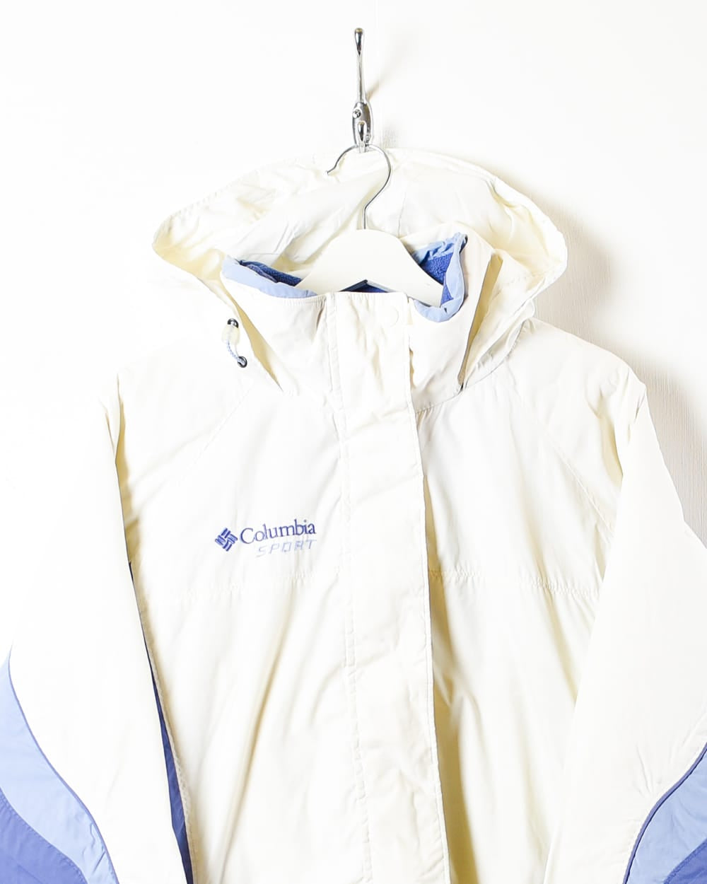 White Columbia Sport Hooded Coat - Large Women's