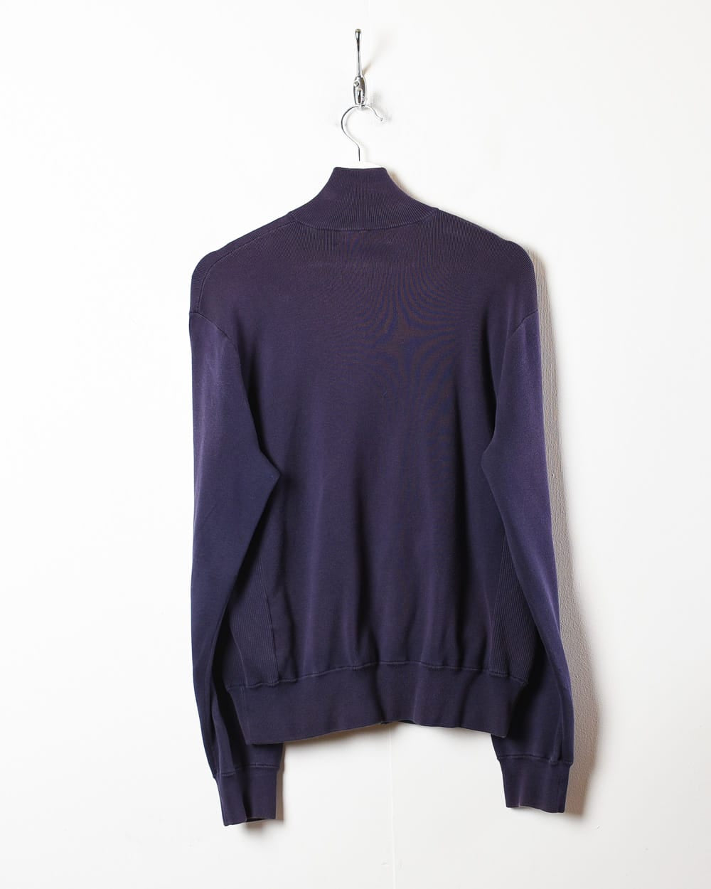 Navy Polo Ralph Lauren Zip-Through Sweatshirt - Large Women's