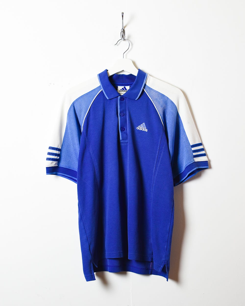 Blue Adidas Polo Shirt - Small