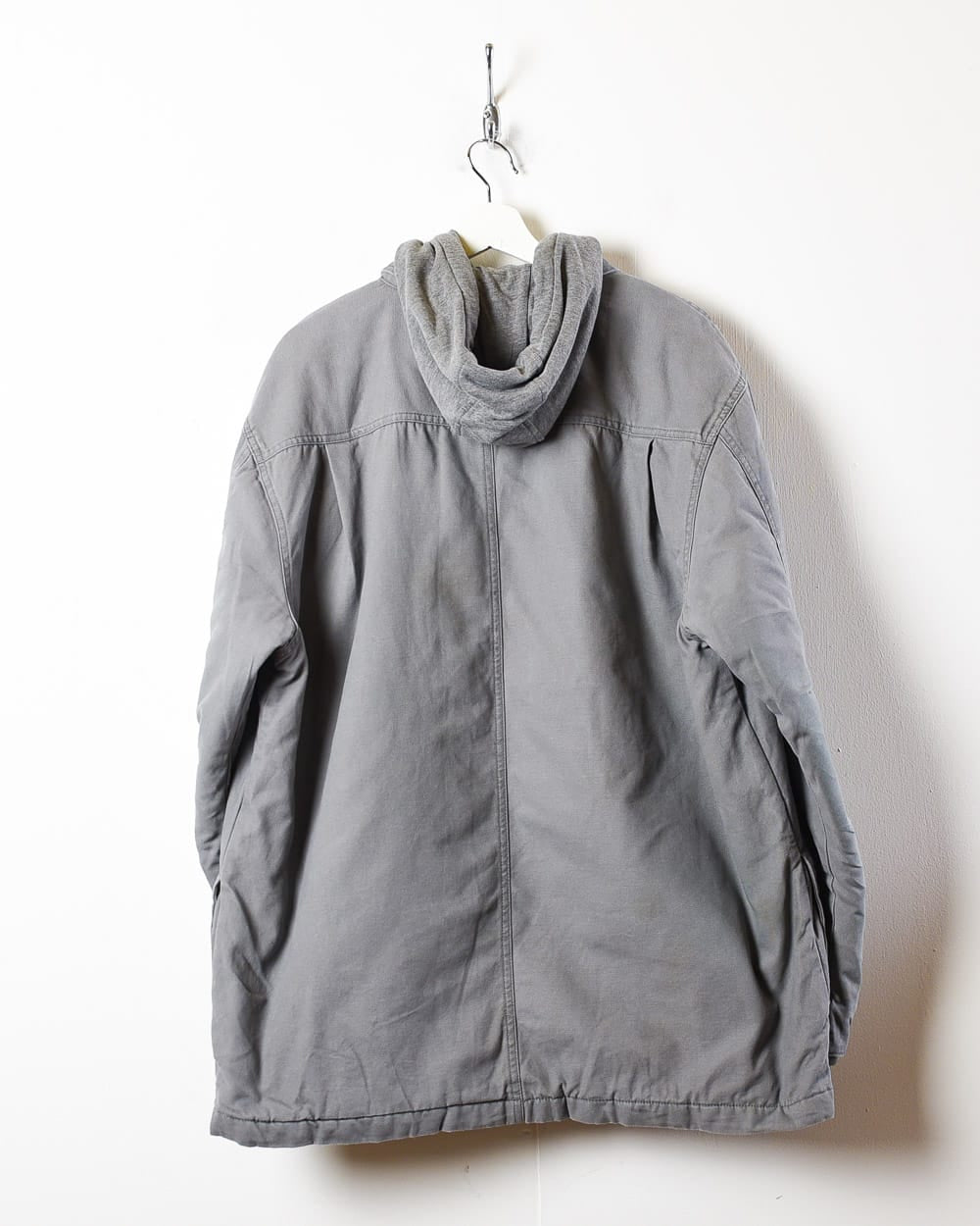 Grey Dickies Padded Hooded Overshirt - X-Large