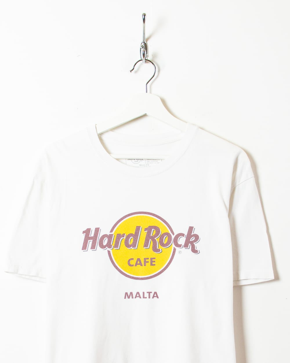 White Hard Rock Cafe Malta T-Shirt - Large