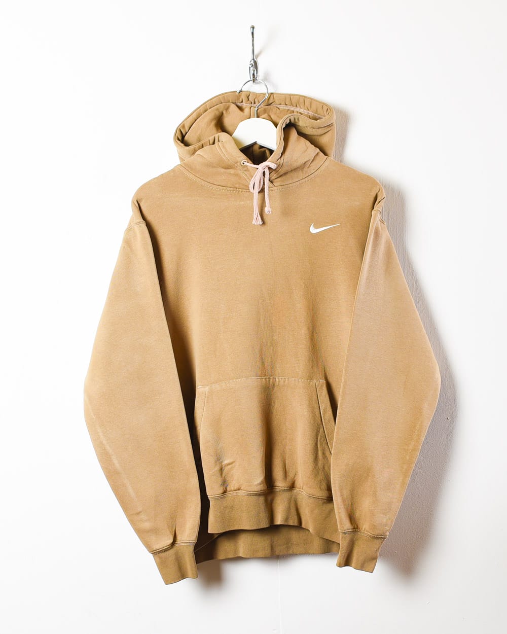 Nike beige swoosh online hoodie