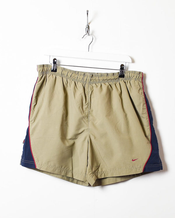 Neutral Nike Mesh Shorts - Large