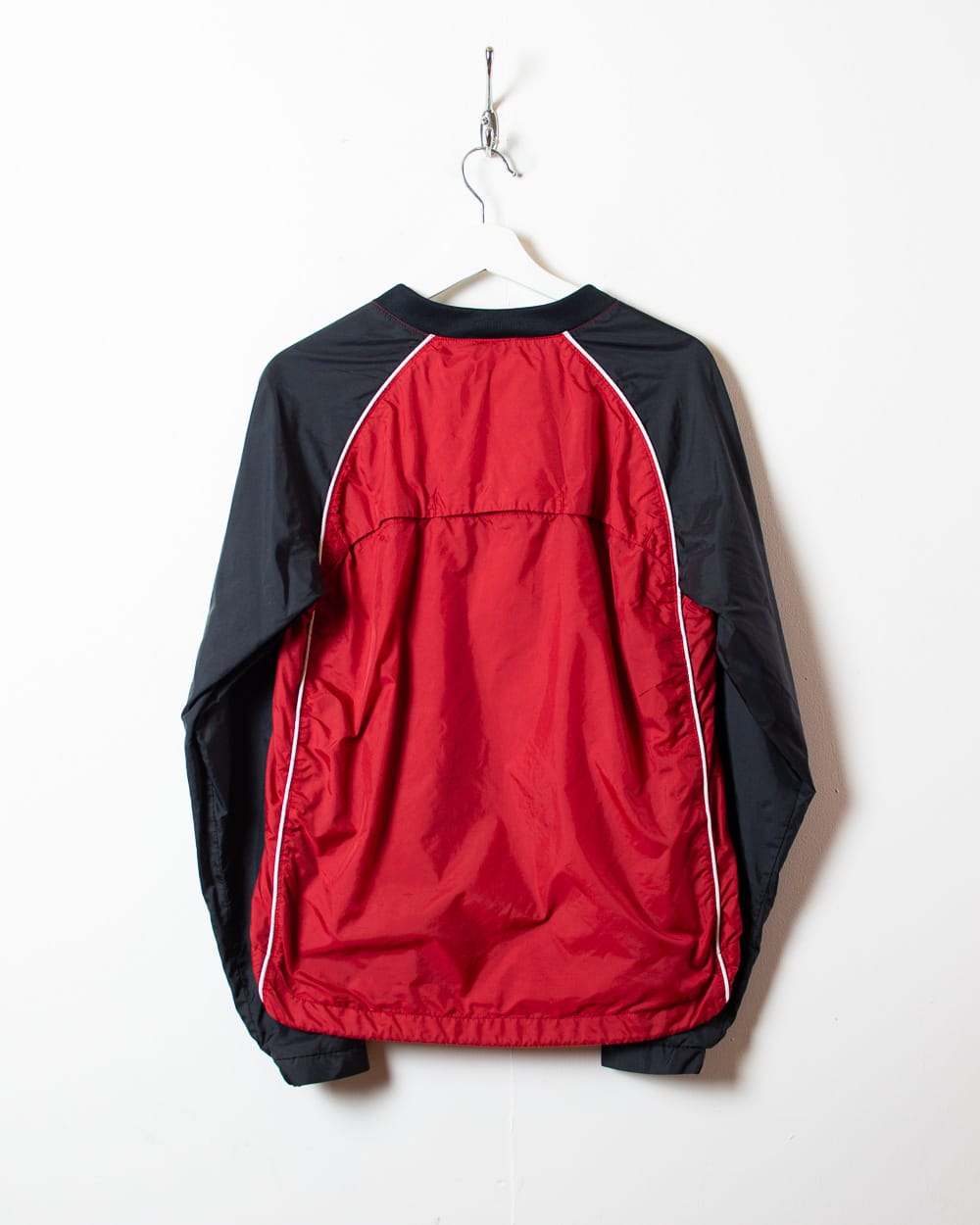 Red Nike Pullover Windbreaker Jacket - Small