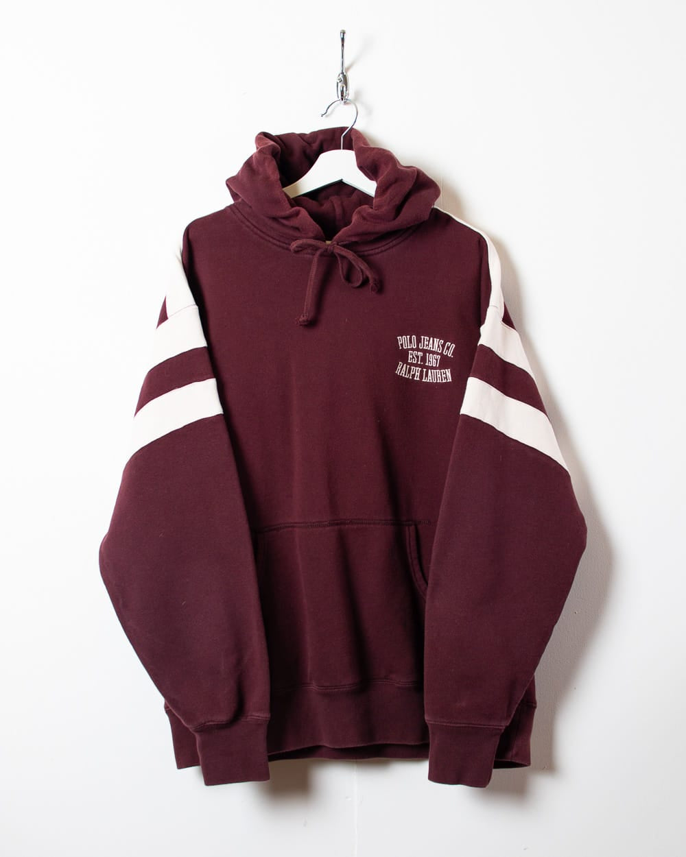 Polo ralph hotsell lauren maroon hoodie