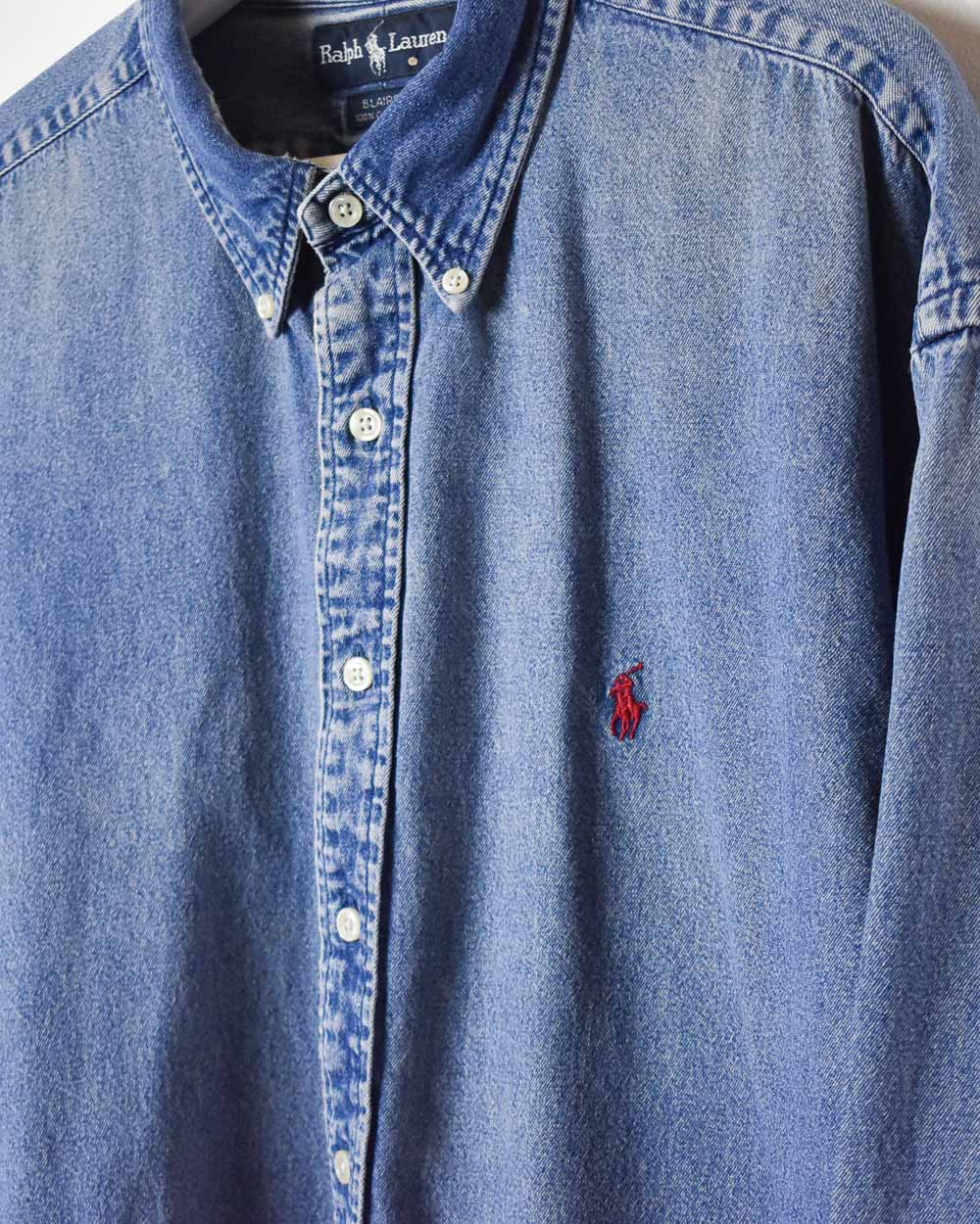 Blue Polo Ralph Lauren Denim Shirt - XX-Large