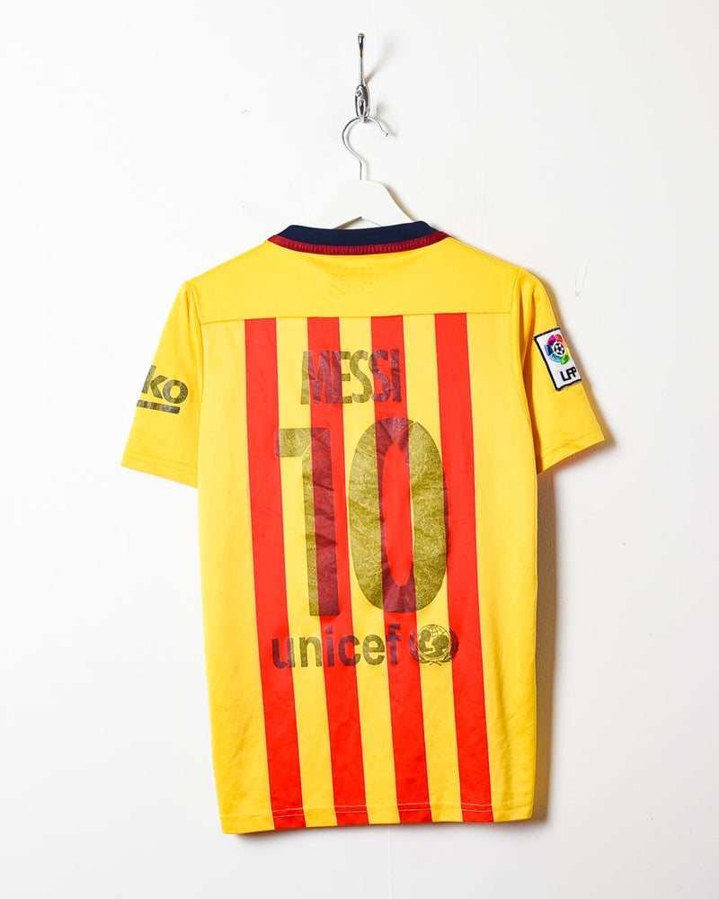 Vintage 10s+ Yellow Nike Dri-Fit FC Barcelona 2015 Away Shirt - Medium  Cotton– Domno Vintage