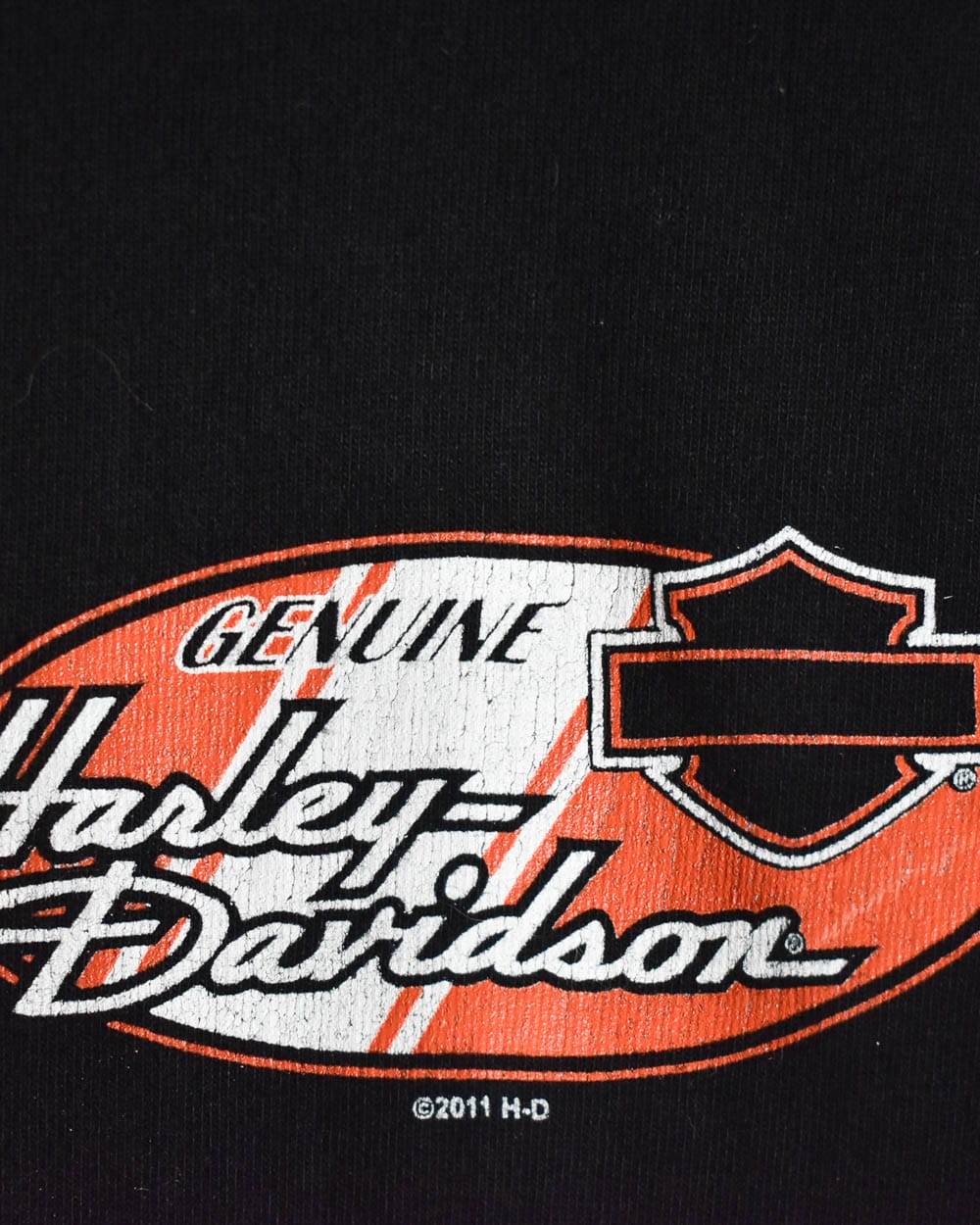 Black Harley Davidson Genuine T-Shirt - Medium