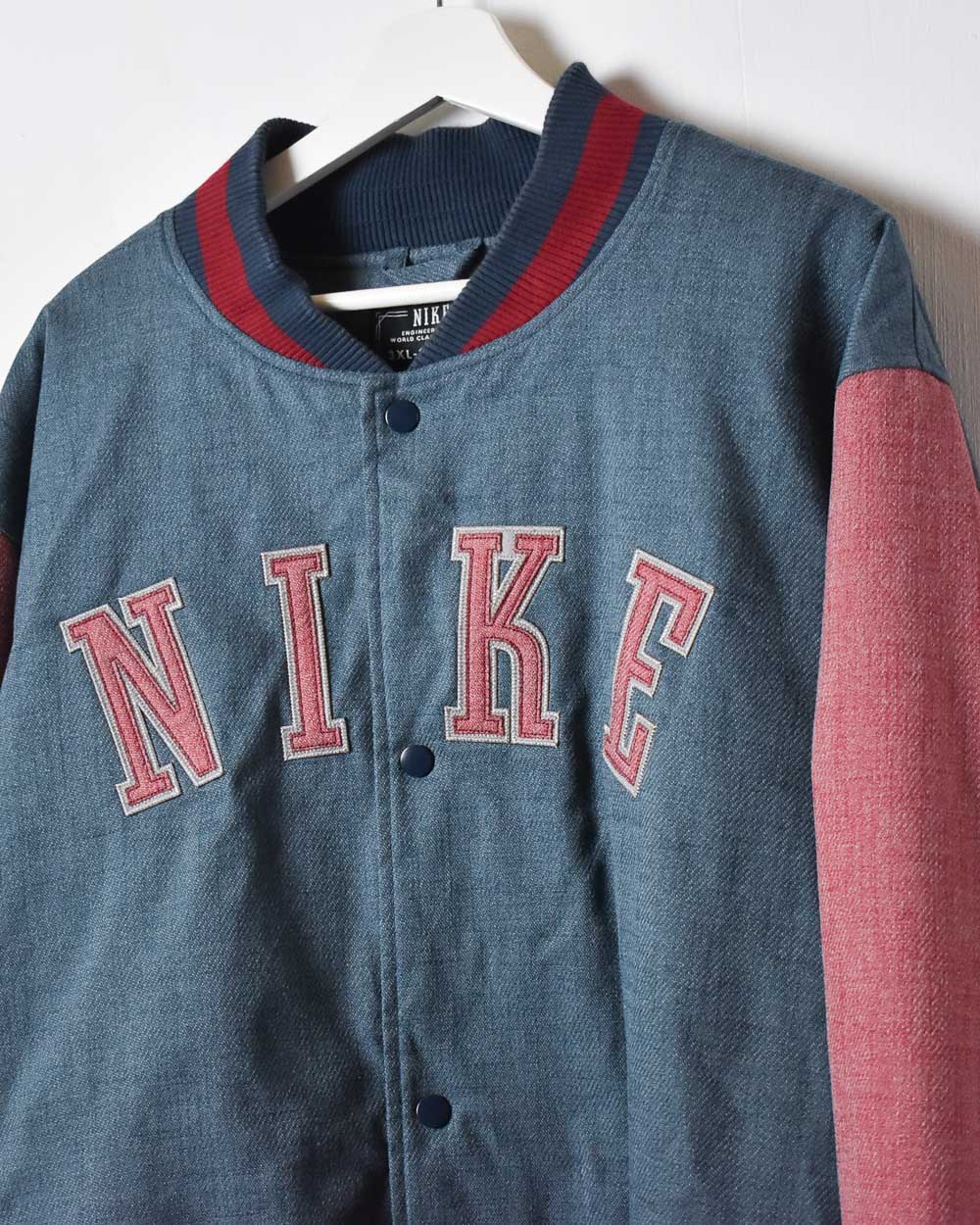 Blue Nike Varsity Jacket - XXX-Large