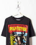 Black Pulp Fiction Single Stitch T-Shirt - X-Large