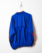 Blue Nike FC Barcelona Pullover Windbreaker Jacket - Large