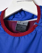 Blue Nike FC Barcelona Pullover Windbreaker Jacket - Large