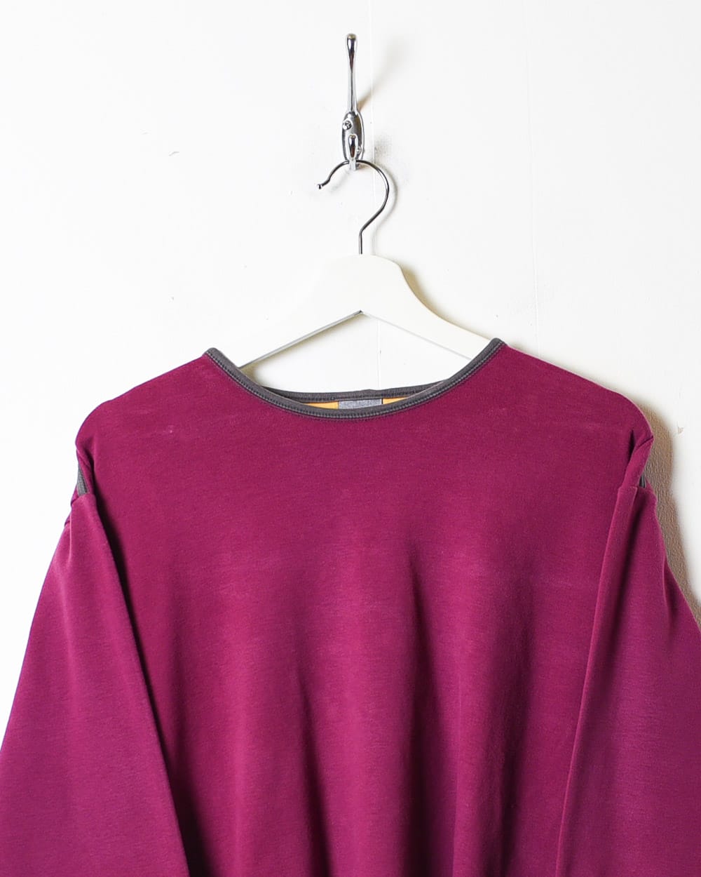 Maroon Nike Long Sleeved T-Shirt - Large Women's