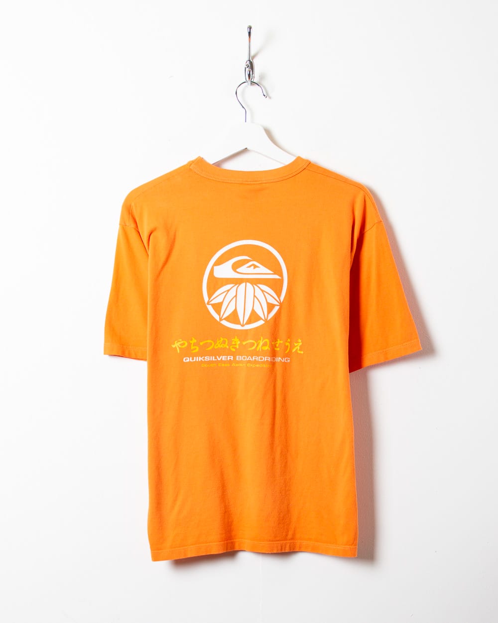 Orange Quiksilver Boardriding South East Asian Expedition T-Shirt - Small