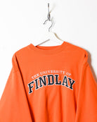 Orange The University Of Findlay Sweatshirt - Small