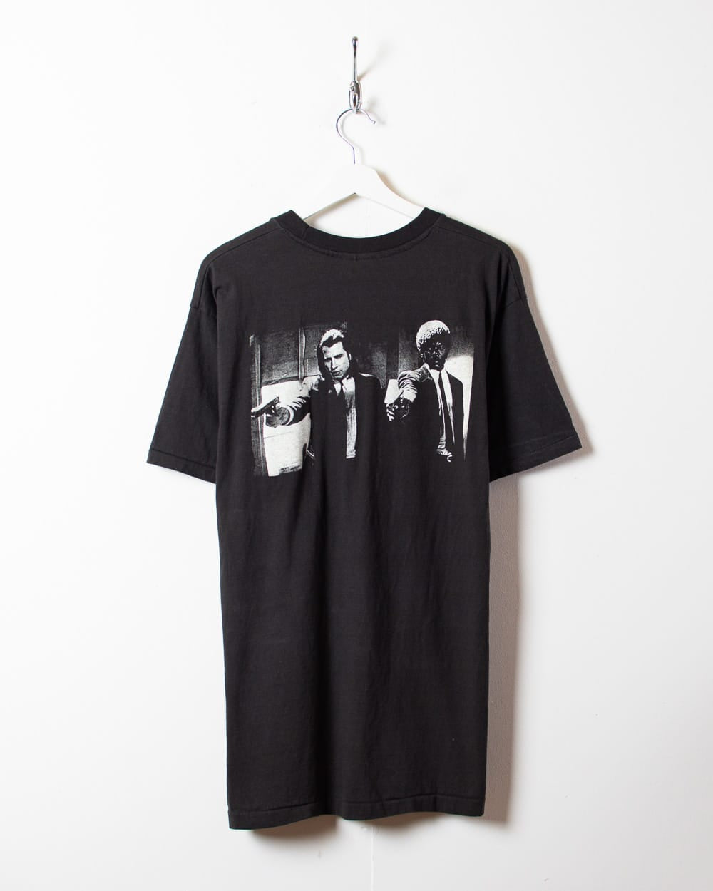 Black Pulp Fiction Single Stitch T-Shirt - X-Large