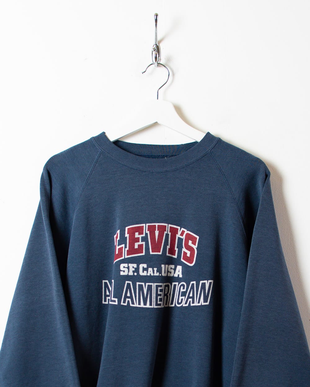 LEVIS Denim Sweater Vintage Crewneck - medium - large shops