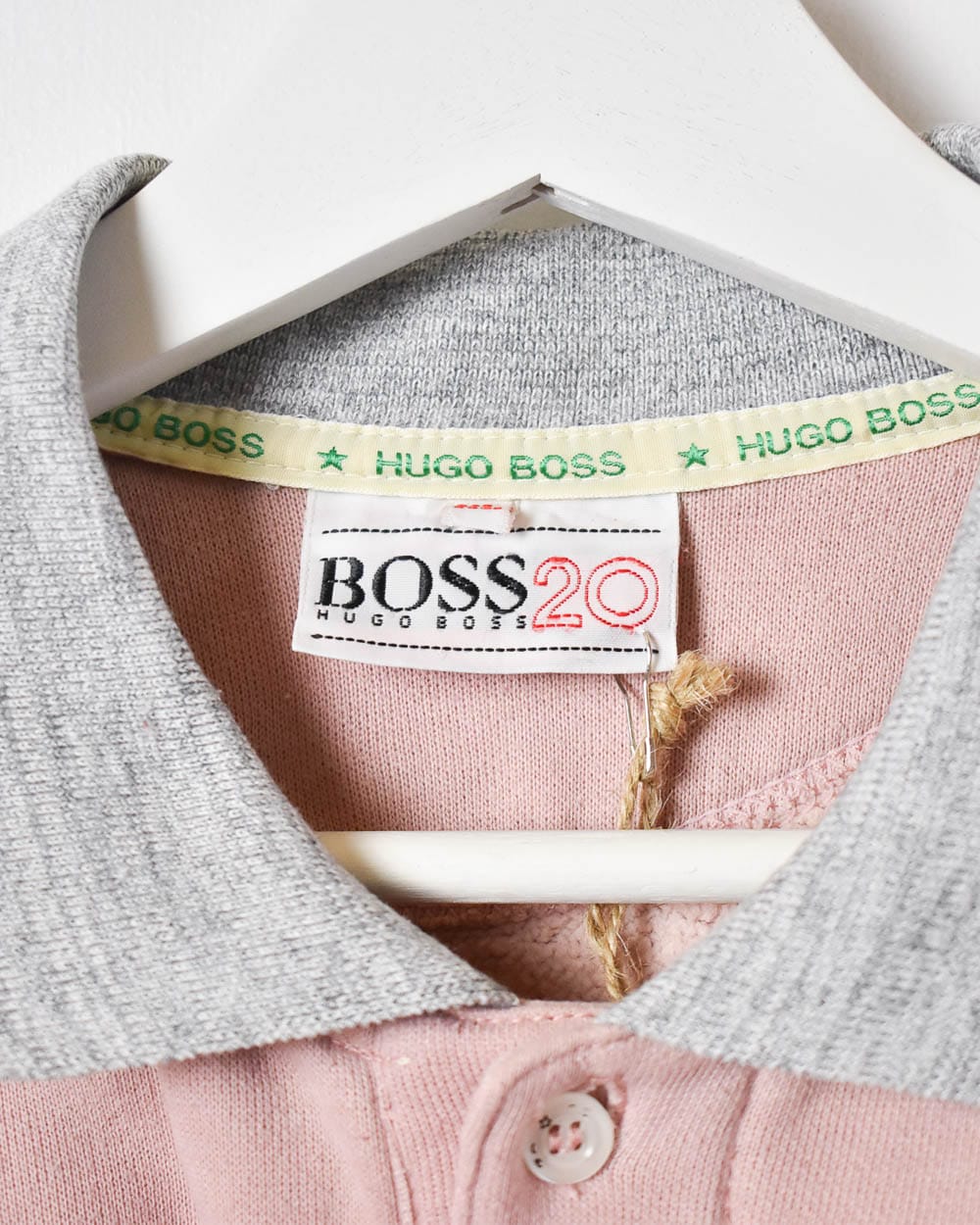 Pink Hugo Boss The International Golf & Country Club Collared Sweatshirt - Small