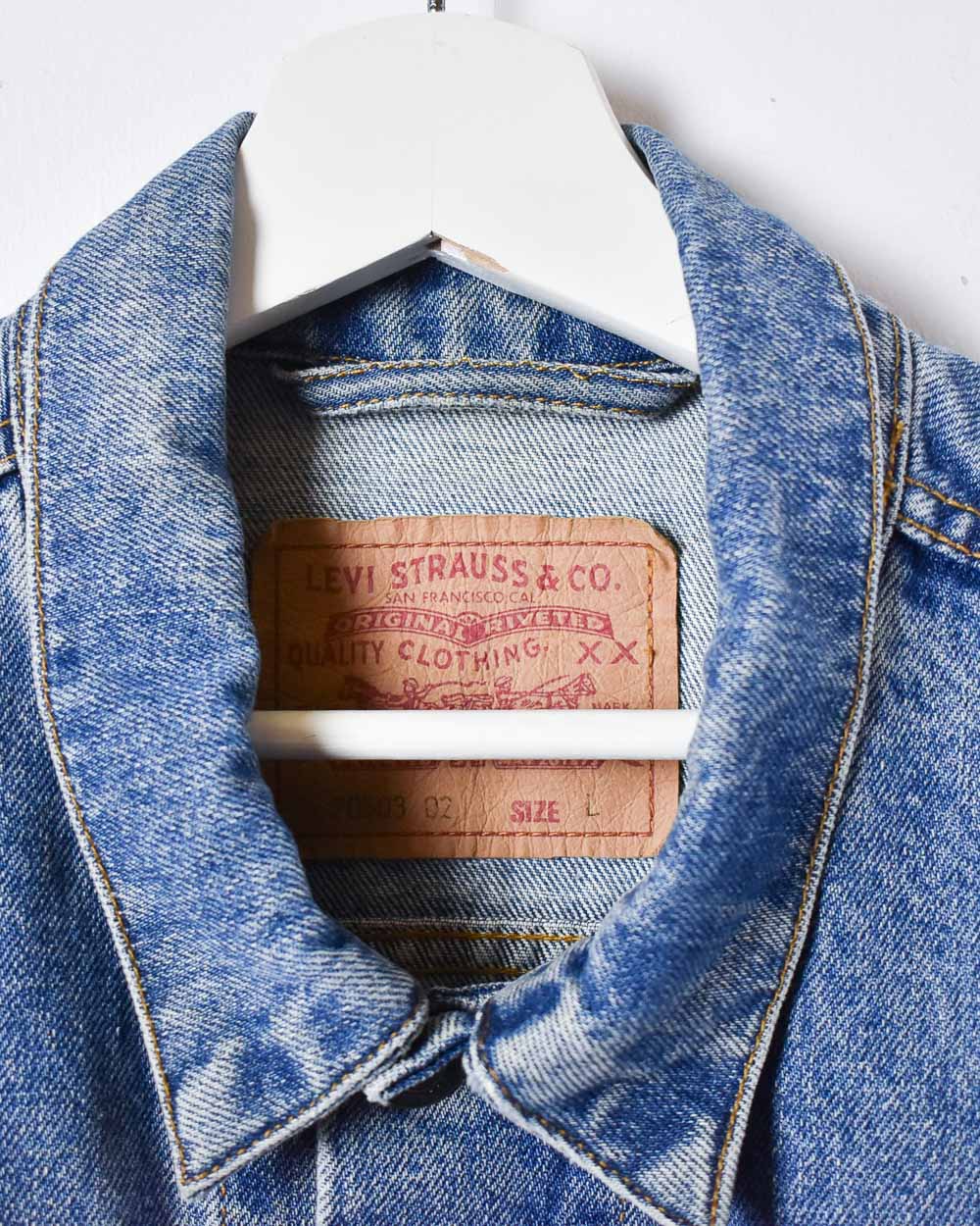 Blue Levi's Denim Jacket - Large