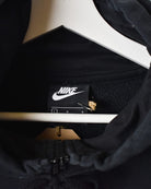 Black Nike Zip-Through Hoodie - Large