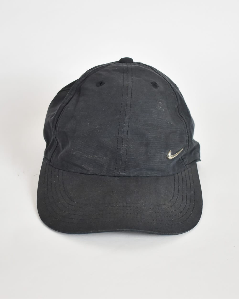 Black Nike Metal Swoosh Kids Cap