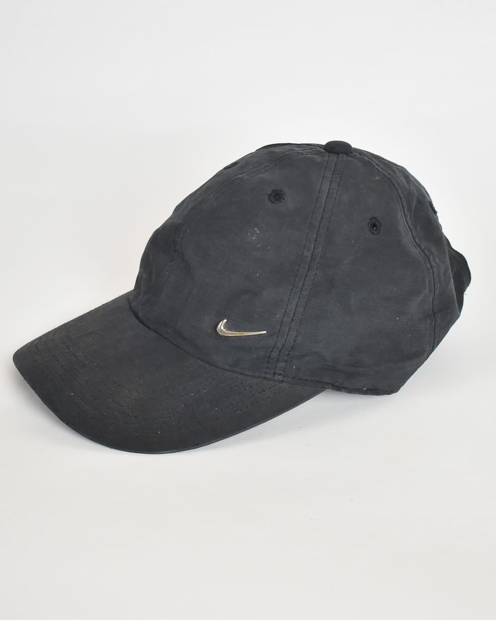 Black Nike Metal Swoosh Kids Cap