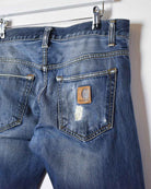 Navy Carhartt Jeans - W34 L33