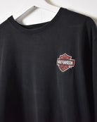 Black Harley Davidson Long Sleeved T-Shirt - Large