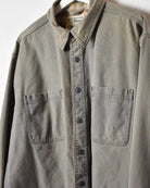 Grey LL Bean Workwear Overshirt - X-Large