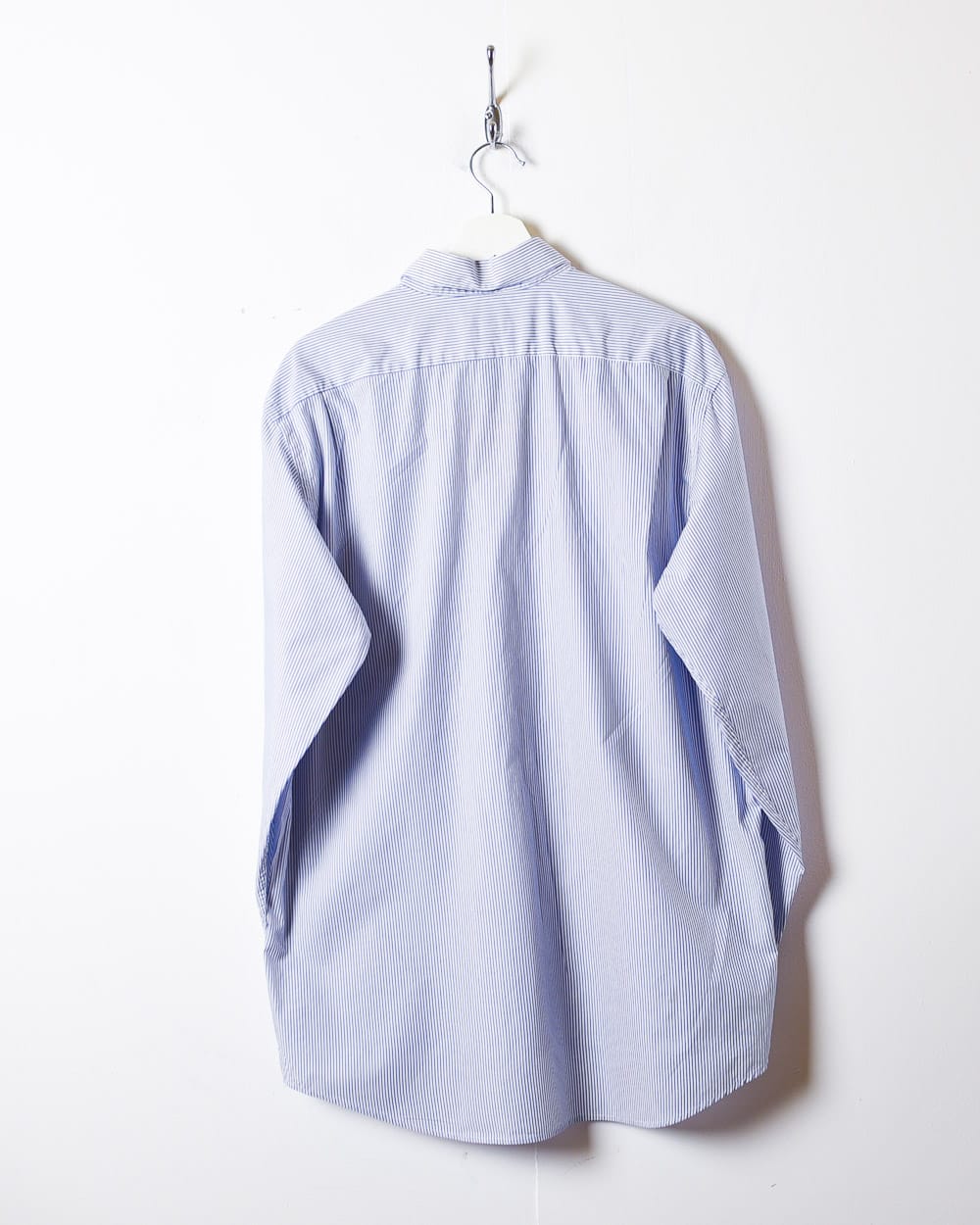 Blue Lacoste Striped Shirt - X-Large