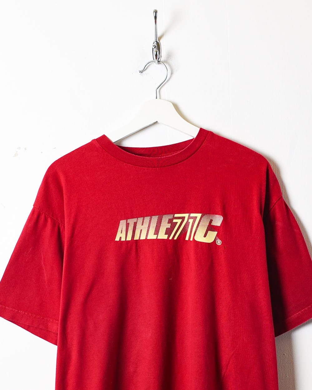 Red Nike Athle71c T-Shirt - Large