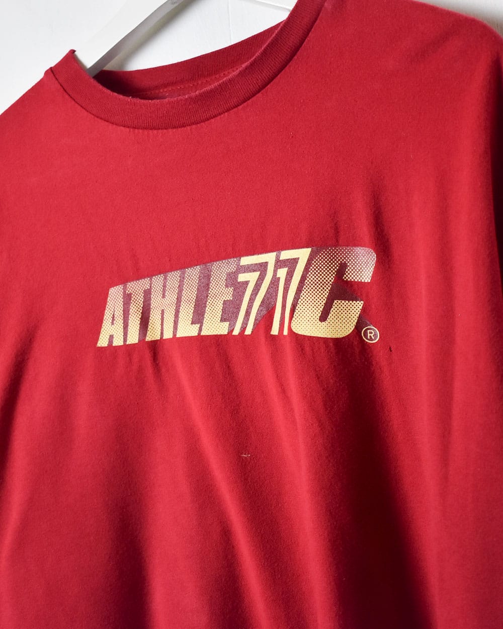 Red Nike Athle71c T-Shirt - Large