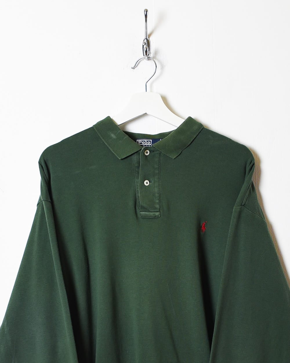 Green Polo Ralph Lauren Long Sleeved Polo Shirt - X-Large
