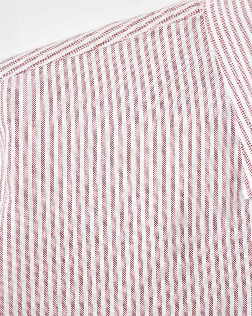 Red Polo Ralph Lauren Striped Shirt - Large Women's