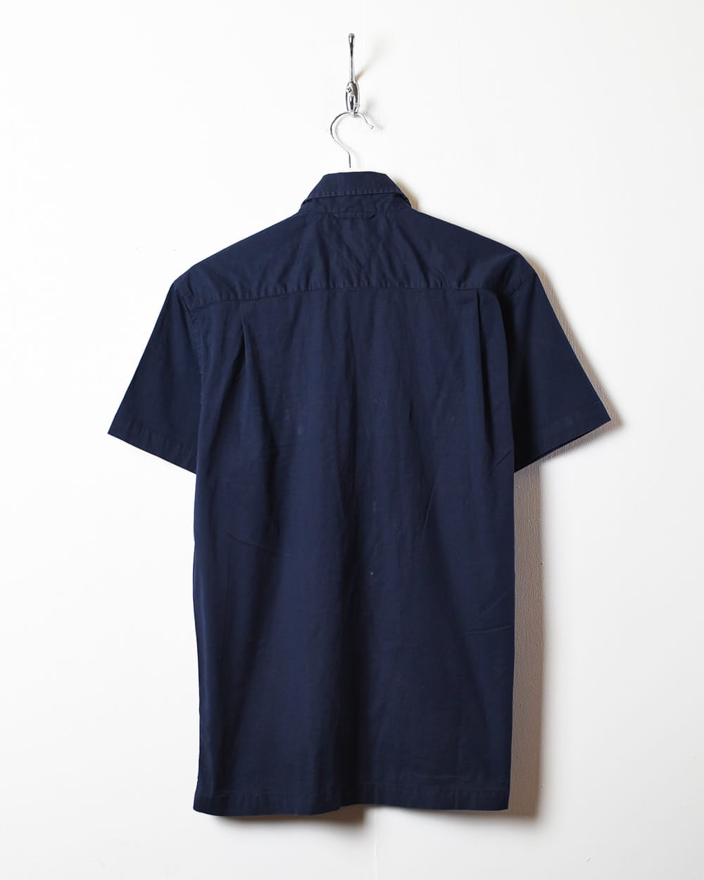 Navy Tommy Hilfiger Short Sleeved Shirt - Small