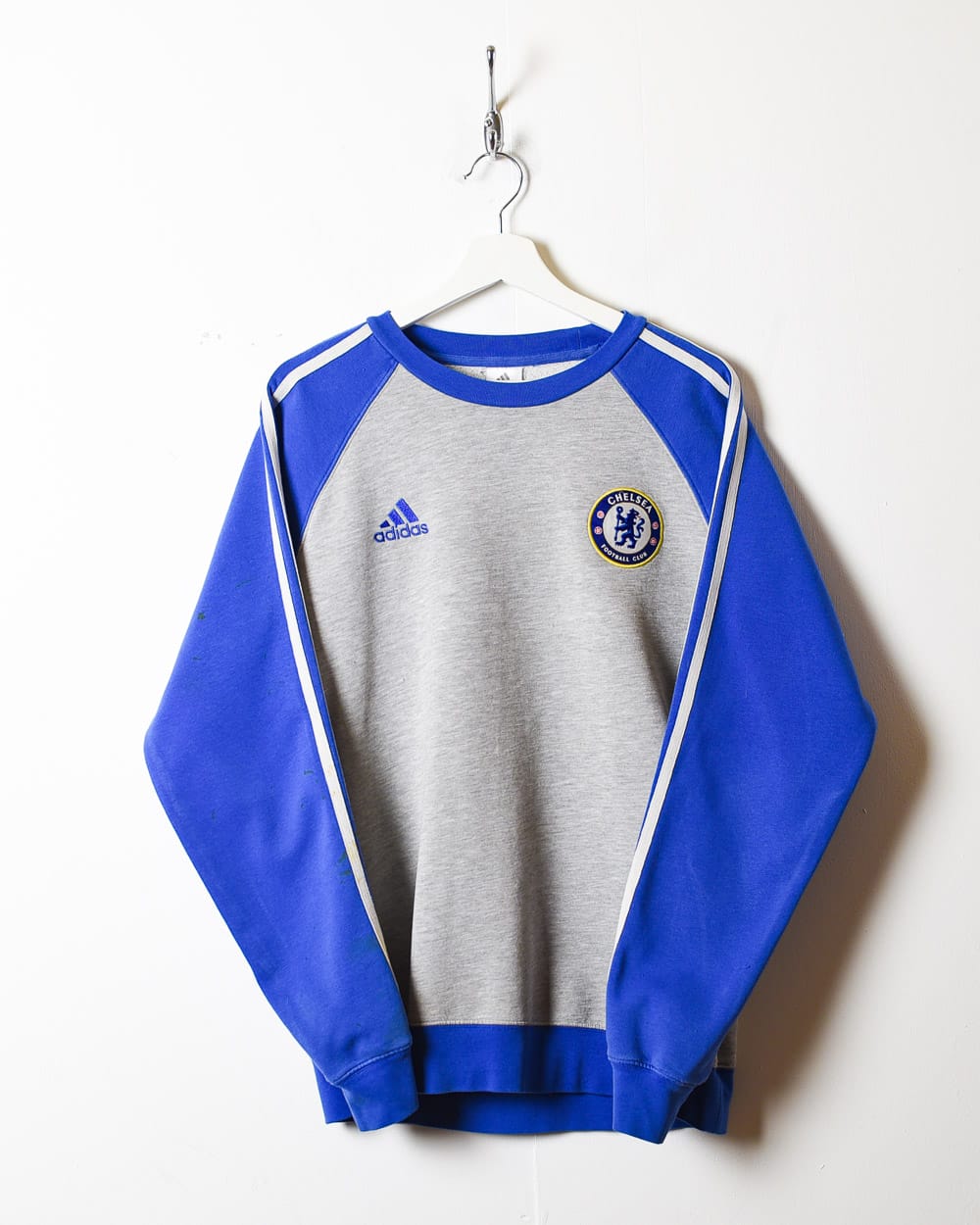 Stone Adidas Chelsea Warmup Sweatshirt - Medium