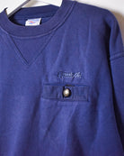 Navy Reebok Sweatshirt - Small