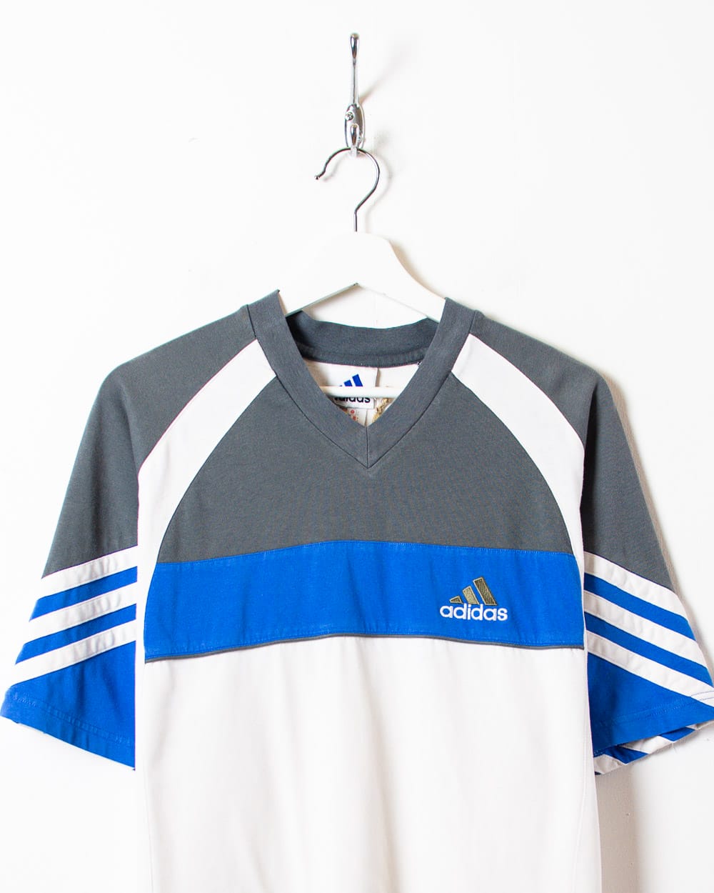 White Adidas T-Shirt - Large