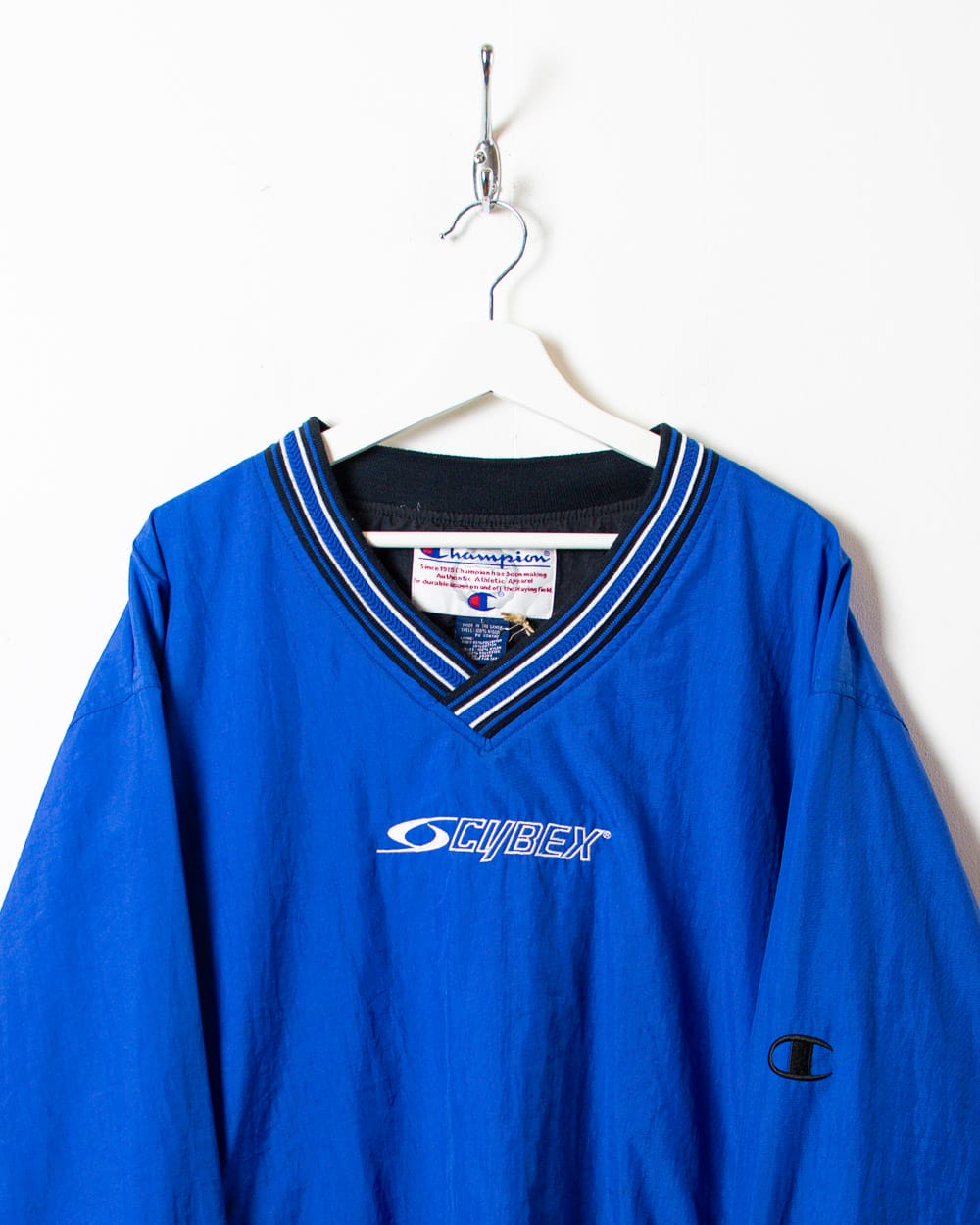 Blue Champion Cybex Pullover Windbreaker Jacket - Large