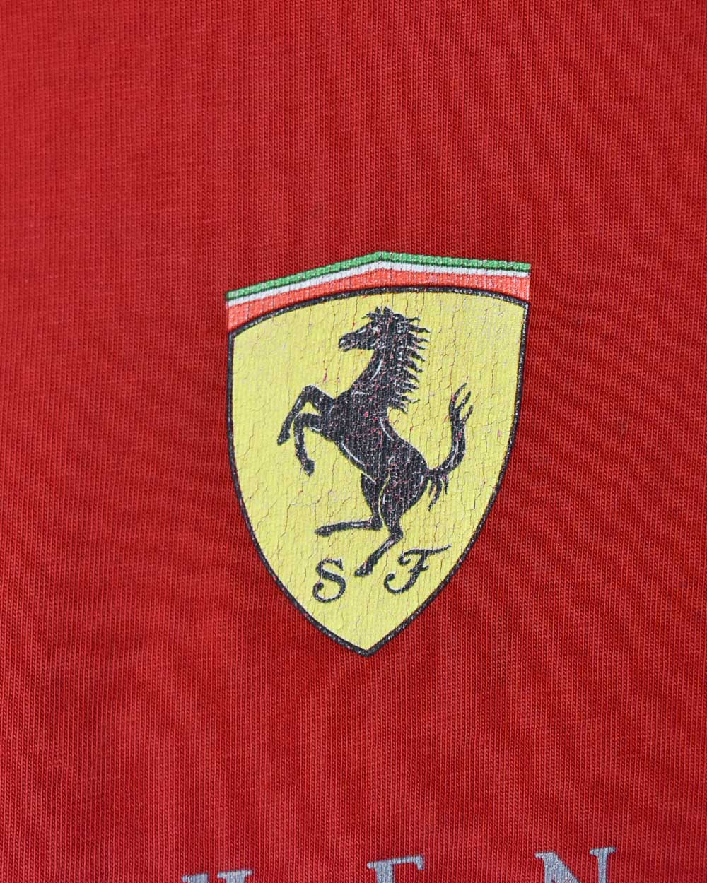 Red Ferrari Authentic T-Shirt - X-Large