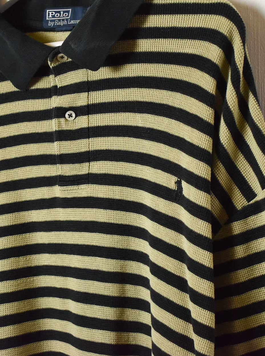 Neutral Polo Ralph Lauren Striped Polo Shirt - XXX-Large