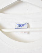 White Reebok T-Shirt - Large