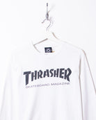 White Thrasher Long Sleeved T-Shirt - Small