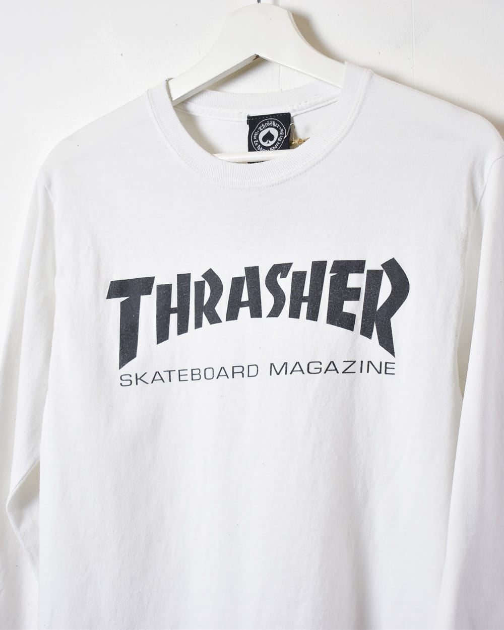 White Thrasher Long Sleeved T-Shirt - Small