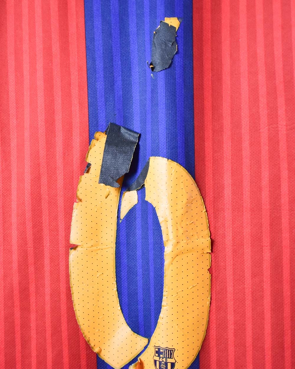 Nike FC Barcelona 2016/17 Home Football Shirt - Small - Domno Vintage 